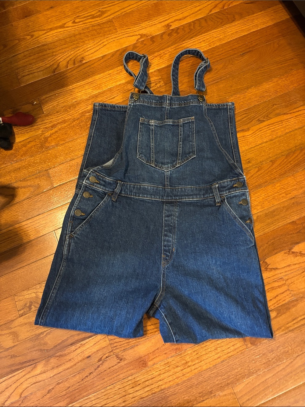 Old Navy Dark Blue Denim Overalls